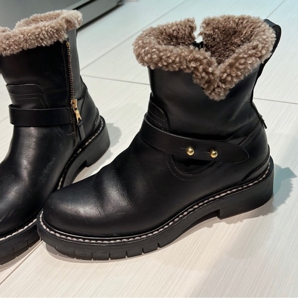 Rag & Bone
Ashford Fur-Lined Moto Boot, Black - Picture 3 of 8